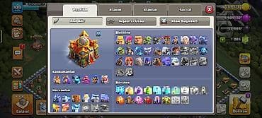 şaxta baba oyuncagi: Clash of Clans hesabı – yüksək inkişaf etmiş kənd və inşaatçı bazası — 3