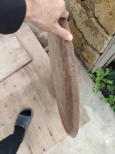 saxta baba baltari̇: Dəmir sac/saç tava (yuvarlaq) - Material: qalın polad (döymə tipli — 3