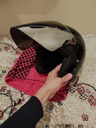 moto teker: Məhsul: Bell açıq tip motosiklet dəbilqəsi + əlavə güzgülü vizor və — 2