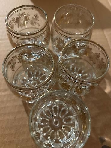 Rümkalar, rəng - Qızılı, Şüşə — 2