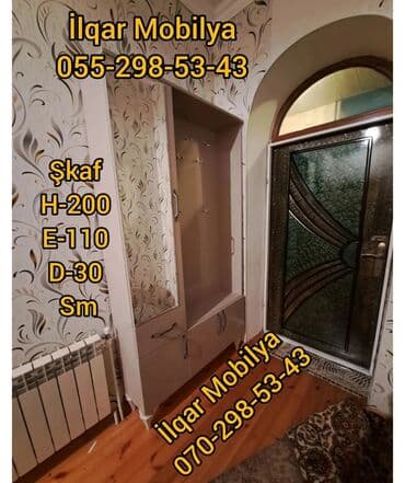 qapı sumqayıt: Düz dolab, Dəhliz üçün, Paltar üçün, Açılan, Quraşdırıla bilən, 1 qapı — 3