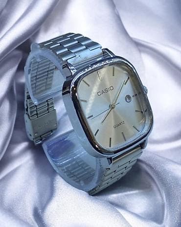 Личные вещи: Наручные часы, Casio, цвет - Серебристый — 2