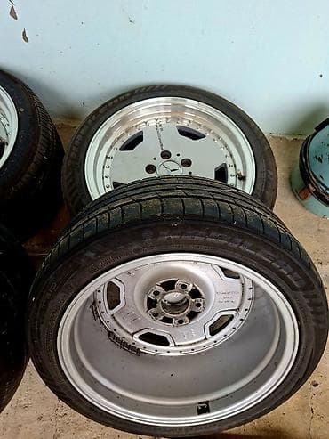 bak 100 liter: Mercedes üçün AMG/PERFORMANCE üslublu disk və şin komplekti — 5