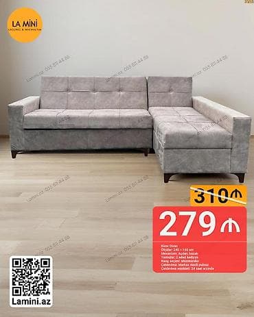 Künc divan, Açılan, Bazalı, Parça, Şəhərdaxili pulsuz çatdırılma — 1