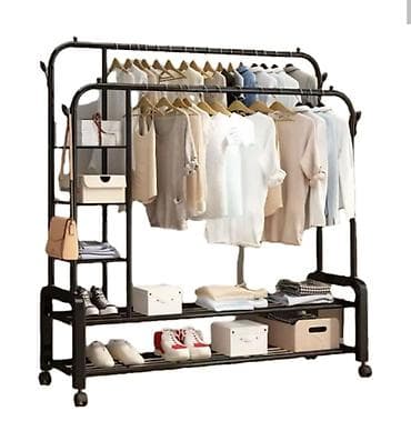 PALTAR ASILQANI Ikiqat asılqanlı paltar stendi (double garment rack)