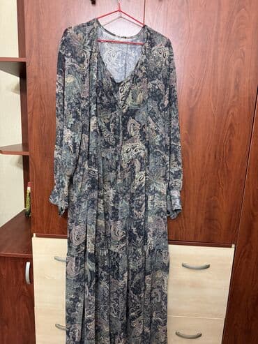 boyuk bədən donlar: Zərif ziyafət geyimləri dəsti - Model 1: Uzun, bənövşəyi-mavi — 7