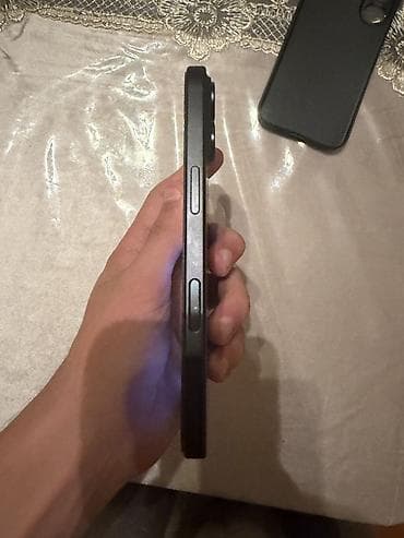 note 14 pro plus: IPhone 16, 128 GB, Qara, Barmaq izi, Face ID — 5