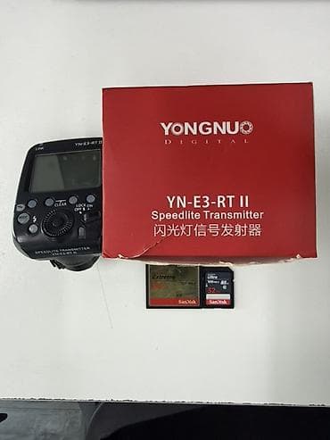 s5 zoom: YONGNUO YN-E3-RT II Speedlite Transmitter + yaddaş kartları dəsti — 4