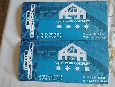 ravon r4 lizing: AF Hotel Aqua Park Complex giriş bileti. Biletin üzərində göstərilən — 2