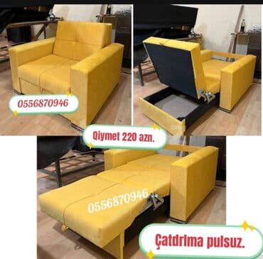 açılıb yığılan kreslo: Yeni, Kreslo-kravat, Parça, Kredit yoxdur, Şəhərdaxili pulsuz çatdırılma — 3