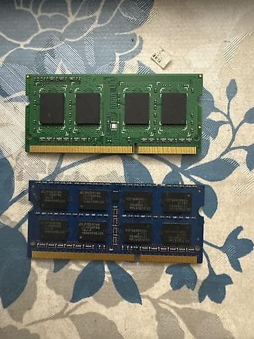 Digər ehtiyat hissələri: Operativ yaddaş (RAM) Patriot Memory, 2 GB, 1333 Mhz, DDR3, Noutbuk üçün, İşlənmiş — 1