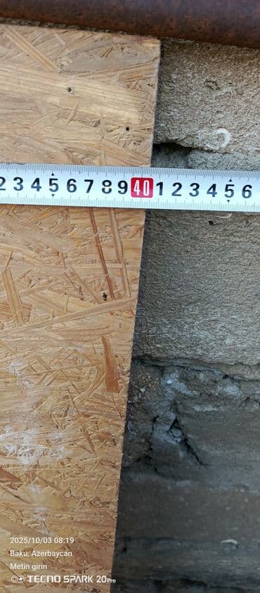 islenmis dikt: OSB taxta lövhə - Material: yönləndirilmiş qırıntılı taxta (OSB) - — 3