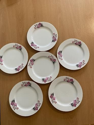 nimçələr: Boşqablar, Farfor, SSRİ — 3