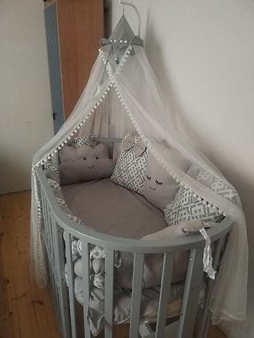 hava doseyi: Oğlan və qız üçün, Yumru, Beşik, Dəst ilə, Matras ilə, Yellənmə mexanizmsiz — 4