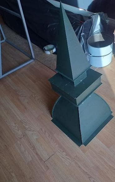 yumurta yagi: Məhsul: Metal dam fiqurları – şpits/dekorativ qüllə ucluqları — 2