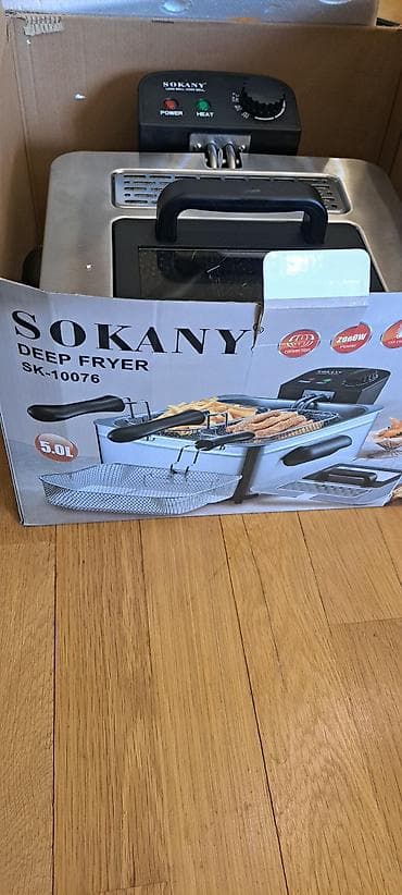 peraşqi aparatı: Fritoz Sokany, 4-5 l, Yeni — 3