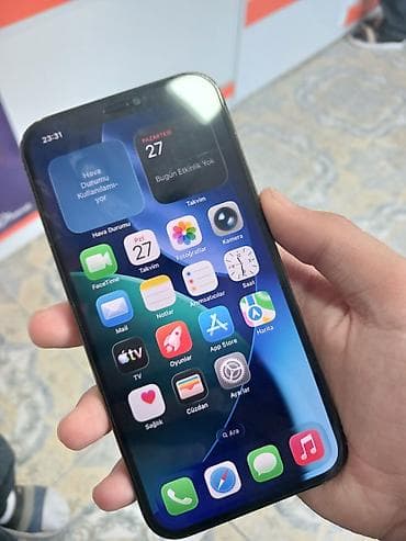 iphone 64: IPhone 12 Pro, 128 GB, Göy, Face ID — 2