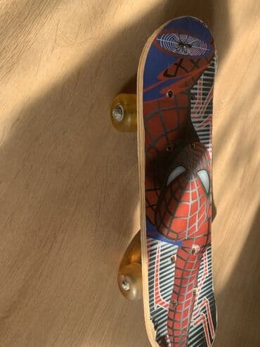 детские шлемы для скейтборда: Uşaq skeytbordu – Hörümçək Adam (Spider-Man) dizaynlı - Gövdə — 1