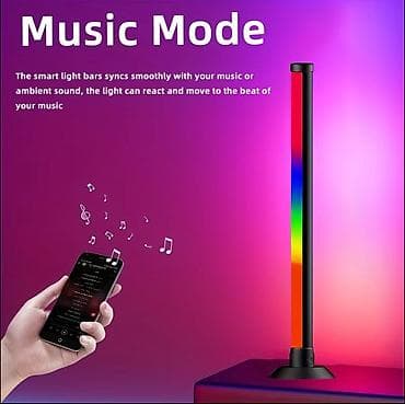 RGBIC LED işıq sütunu – musiqi ilə sinxronlaşan, USB ilə qidalanan — 4