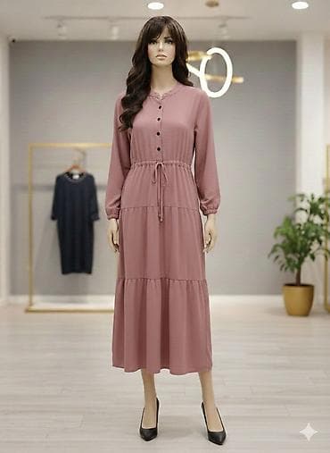 Qadın paltarları kolleksiyası – qara və tünd tonlarda zərif modellər — 5