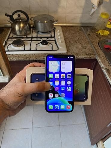 IPhone X, 256 GB, Gümüşü, Face ID
