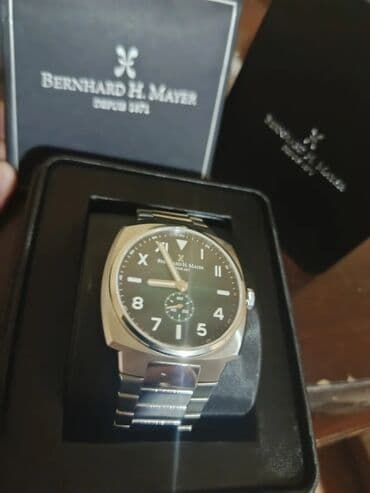 el fecr saat: Qol saatı, Bernhard Mayer, rəng - Qara — 3