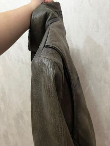 Плащи: Мужская куртка, Кожаная, Зимняя — 6