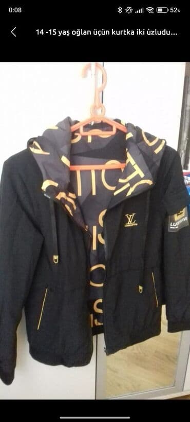 İki üzlü kurtka 14 yaş üçün uzunluğu 64 sm qol ölçüsü 60 sm elanimdan lalafo.az -da İki üzlü kurtka 14 yaş üçün uzunluğu 64 sm qol ölçüsü 60 sm elanimdan