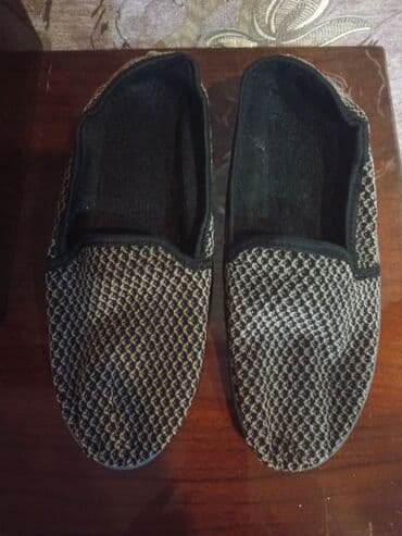 домашние тапочки зайчики: Домашние тапочки, Размер: 44, цвет - Коричневый, Новый — 1