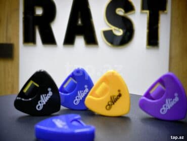 mikrafon stoykasi: Gitara mizrab qabı "Alice" Gitara üçün mediatr pena mizrab qabı Rast — 1