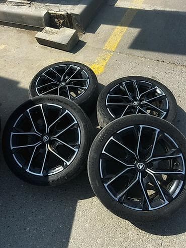 katalizator ford focus: Məhsul: 4 ədəd orijinal yüngül lehimli disk + şin komplekti - — 1