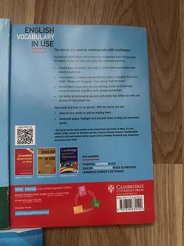 Спорт и отдых: 📚 Təcili satılır – İngilis dili kitabları (Cambridge + lüğət + — 6