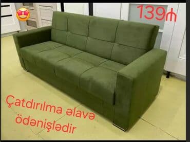 2ci əl divan kreslo: Divan, Yeni, Açılan, Bazalı, Parça, Ödənişli çatdırılma — 4