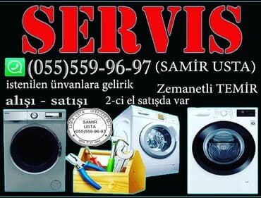 услуга ремонт стиральной машины: Butun Model Paltaryuyan Masınların Temiri Bütün növ qabyuyan — 1