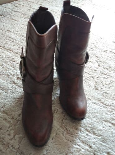 qadın çəkmə: Ölçü: 39, rəng - Qəhvəyi, Yeni — 3