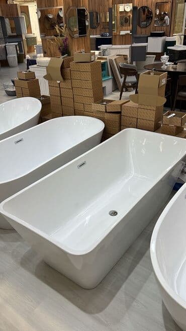 moydadır sederek: Bu dəbli vanna otağı dəsti, müasir dizaynı ilə seçilir. Dəstə güzgülü — 4