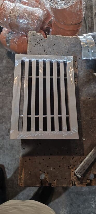 бетонный башмак для забора: Metal barmaqlıq, hava axınını tənzimləmək və mühafizə məqsədilə — 3