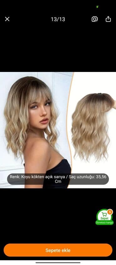 куплю волосы от 25 см: Taxma saçlar, Süni, Yeni — 1