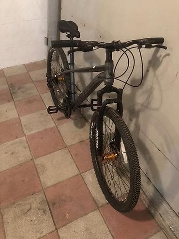 sport velosiped: MUYMA dağ velosipedi - Çərçivə: yüngül alaşımlı, mat boz rəng, MUYMA — 5