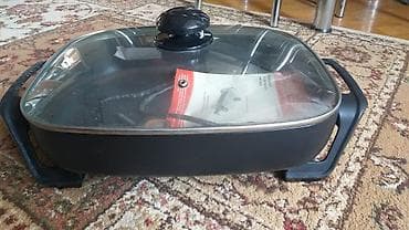 elektrik tava: Tava, rəng - Qara, Antipriqar — 1