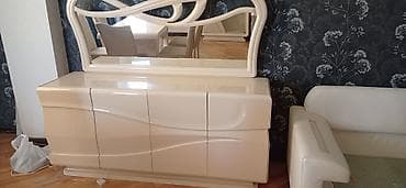 Qonaq otağı üçün, İşlənmiş, Transformer, Dördbucaq masa, 6 stul — 2