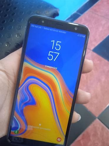 Samsung Galaxy J6 Plus, 32 GB, rəng - Qızılı, İki sim kartlı