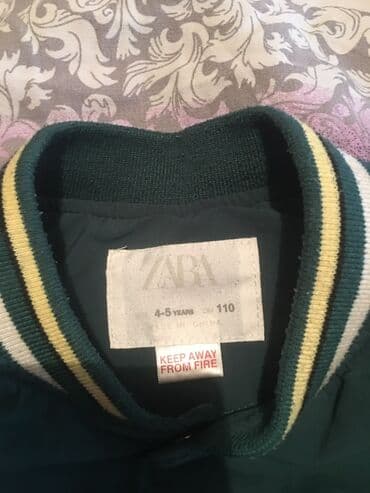 uşaq paltarı: ZARA uşaq bomber/jaket - Brend: ZARA - Ölçü: 4–5 yaş, boy 110 sm — 1