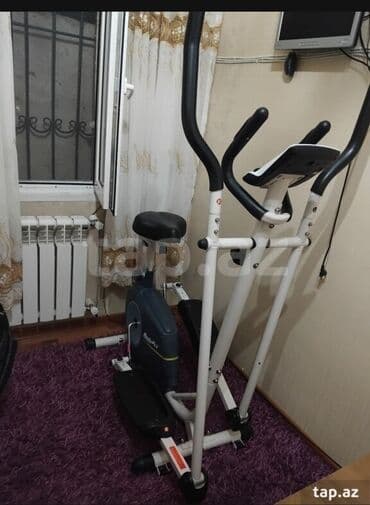 Elliptik trenajor + oturacaq funksiyası - Ev şəraitində kardio və tam