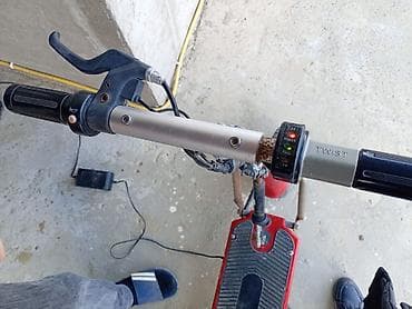 elektrikli samokat: Elektrik skuter – oturacaqlı, qalın təkərli, güclü çərçivəli model — 2