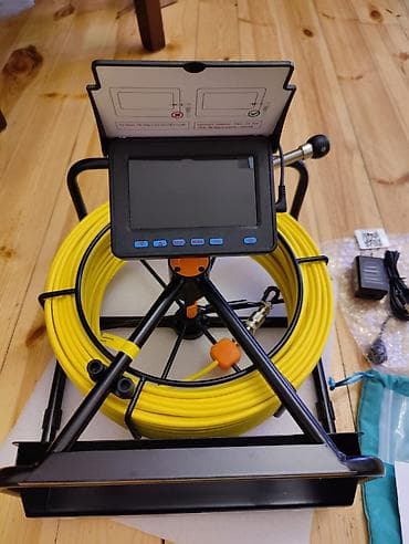 Foto və videokameralar: 🔧 SucceBuy 50M Boru və Kanalizasiya Yoxlama Kamerası – 4.3" Ekran — 1