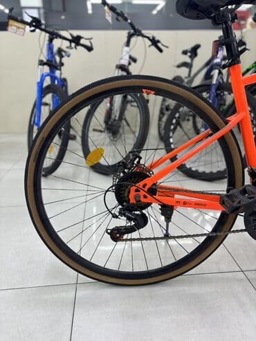 Электротранспорт: Şəhər tipli velo – parlaq narıncı rəng, nazik təkərlər və yüngül — 2