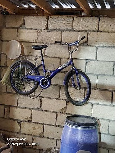 velo disk: Uşaq velosipedi – “Satro” markası, bənövşəyi/mavi rəng. - Təxminən 16 — 1
