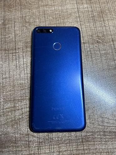 iwdenmiw telfonlar: Honor 7C, 32 GB, rəng - Göy, İki sim kartlı — 1
