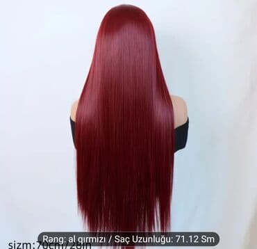 sac rəngi: Uzun saçlı qadın parikləri - Model: təbii düşümlü, düz və ya yumşaq — 3